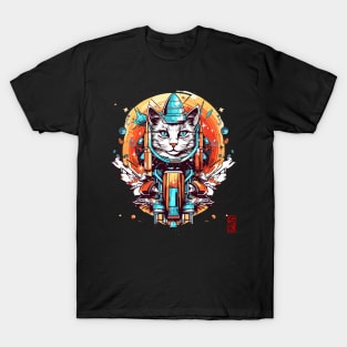 Cat rocket T-Shirt